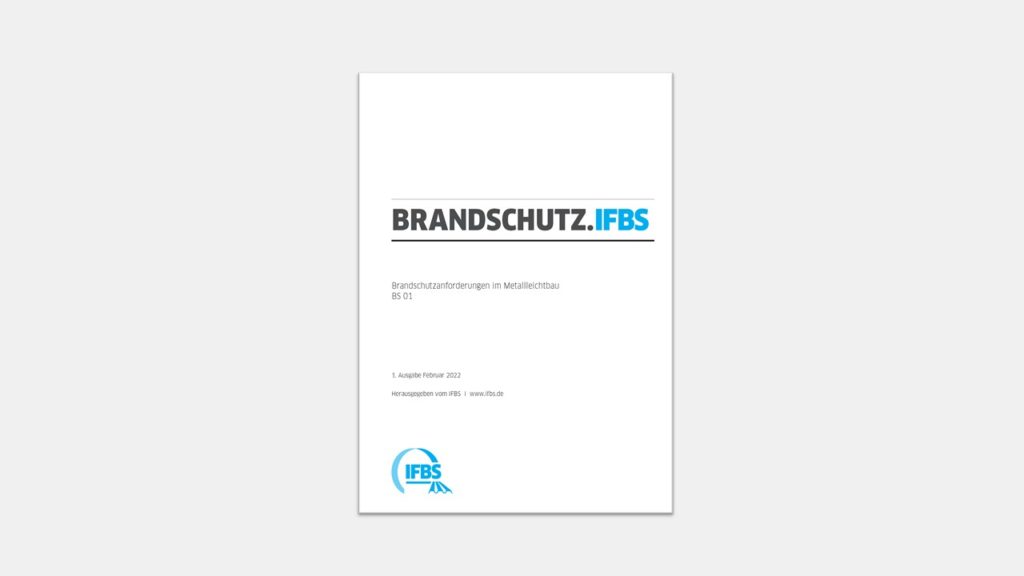 Der IFBS hat einen neuen Fachregelteil im Themenordner Brandschutz veröffentlicht.